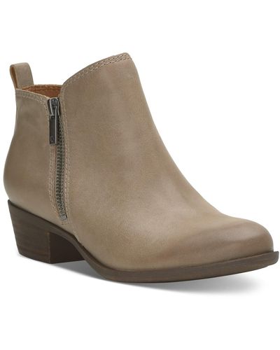 Lucky Brand Basel Ankle Booties - Brown