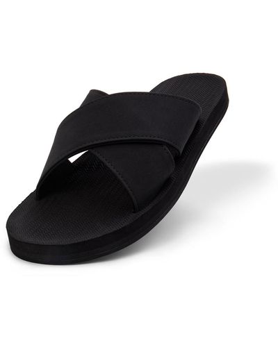 indosole Cross Sandal - Black