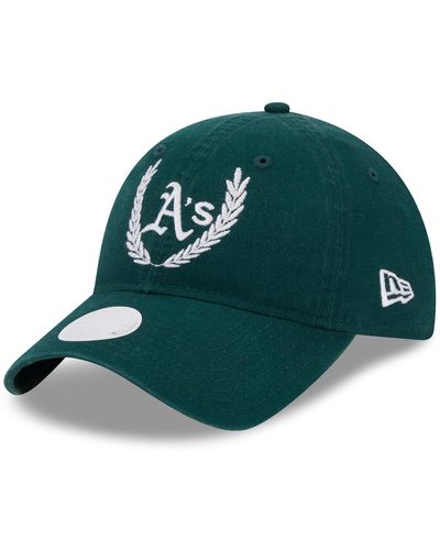 KTZ Oakland Athletics Leaves 9twenty Adjustable Hat - Green