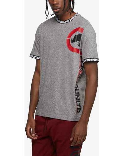 Ecko' Unltd Short Sleeves Slip Slide T-shirt - Gray