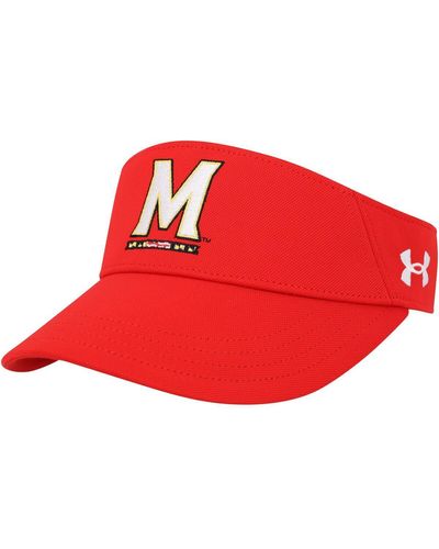 Under Armour Maryland Terrapins Blitzing Visor - Red