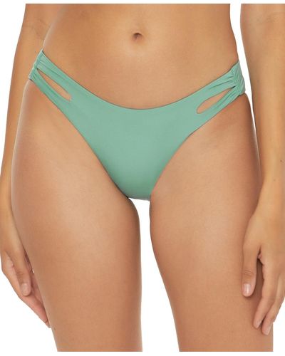 Becca Color Code Cut Out Hipster Bottom - Blue