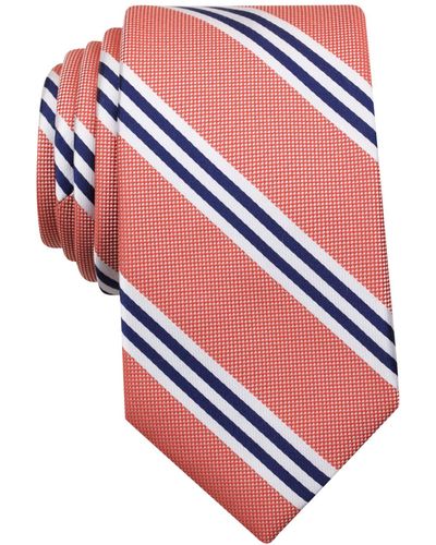 Nautica Bilge Striped Tie - Pink