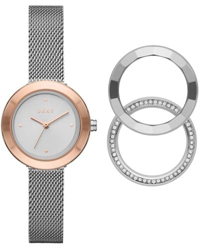 DKNY Sasha Stainless Steel Watch - Gray