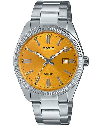 G-Shock Casio Analog -tone Stainless Steel Watch - Metallic