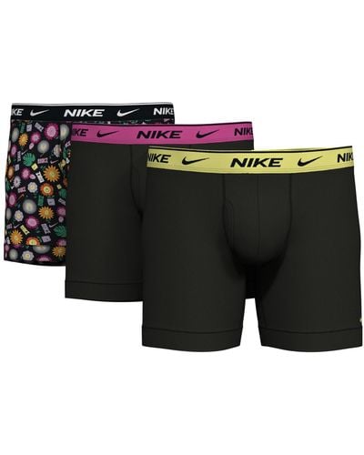 Nike 3-pk. Dri-fit Essential Cotton Stretch Boxer Briefs - Black