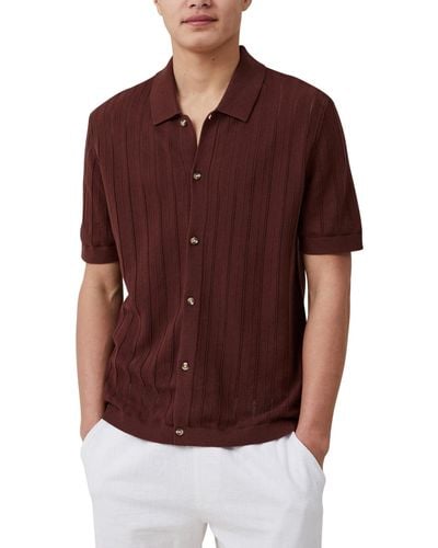 Cotton On Pablo Short Sleeve Shirt - Red