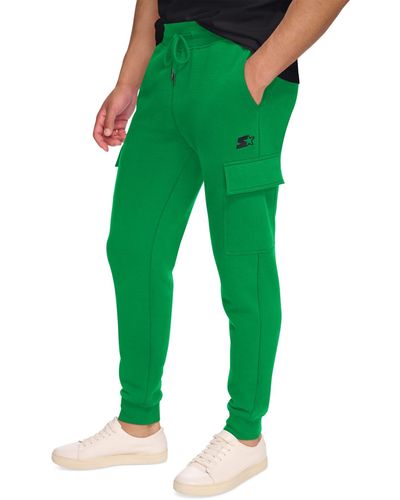 Starter Classic-fit Fleece Cargo sweatpants - Green