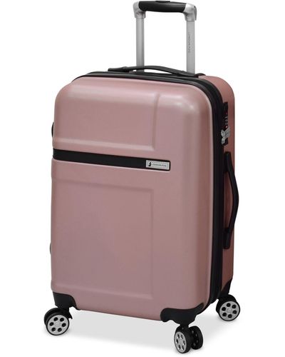 London Fog Southbury 21" Hardside Expandable Spinner Carry-on Suitcase - Multicolor