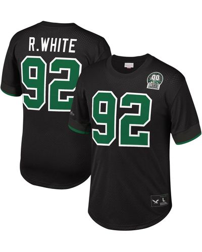 Mitchell & Ness reggie White Philadelphia Eagles Retired Player Name And Number Mesh Top - Black