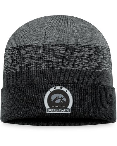 Top Of The World Iowa Hawkeyes Frostbite Cuffed Knit Hat - Gray