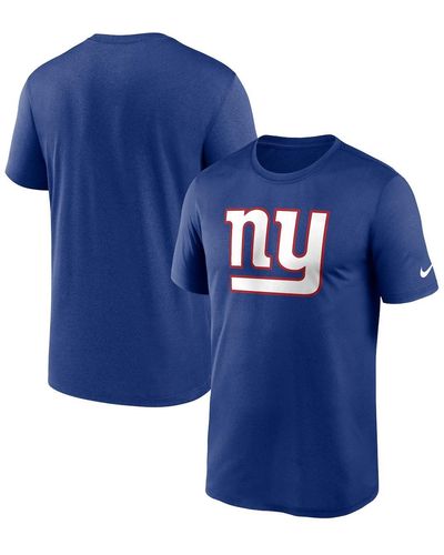 Nike New York Giants Legend Logo Performance T-shirt - Blue