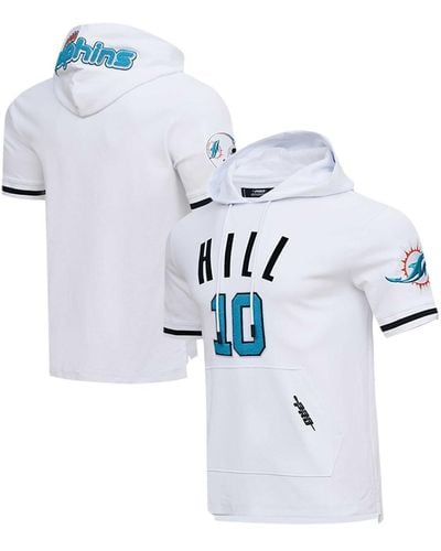 Pro Standard Tyreek Hill Miami Dolphins Player Name And Number Hoodie T-shirt - White