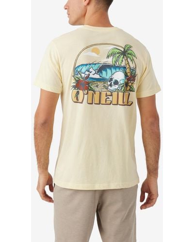 O'neill Sportswear Hidden Point Long Sleeves T-shirt - Natural