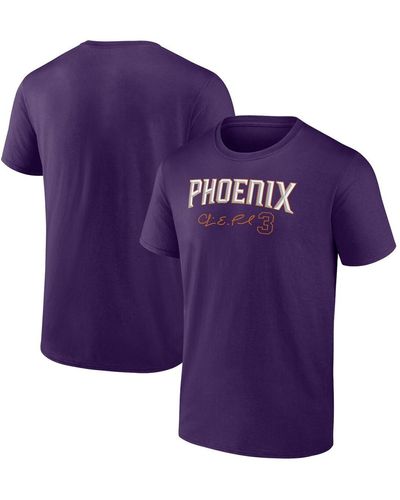 Fanatics Chris Paul Phoenix Suns Name And Number T-shirt - Purple