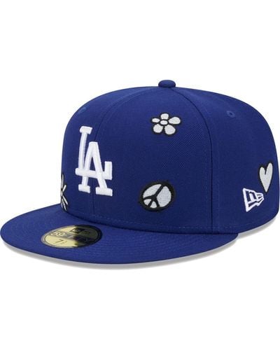 KTZ Los Angeles Dodgers Sunlight Pop 59fifty Fitted Hat - Blue