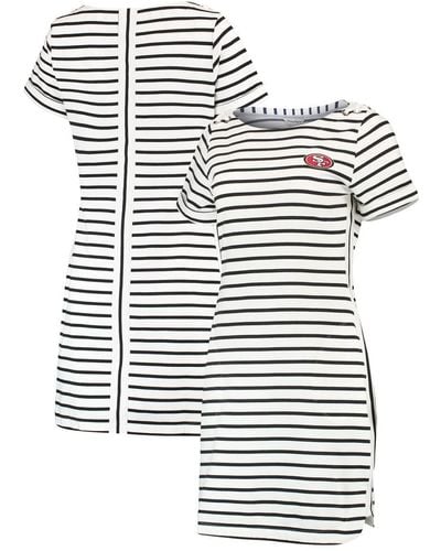 Tommy Bahama San Francisco 49ers Tri-blend Jovanna Striped Dress - White
