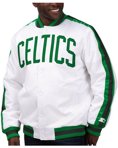 Starter Boston Celtics The D-line Satin Jacket - Multicolor