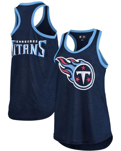 G-III 4Her by Carl Banks Tennessee Titans Tater Tank Top - Blue