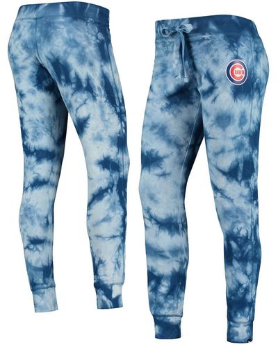 KTZ Chicago Cubs Tie-dye jogger Pants - Blue