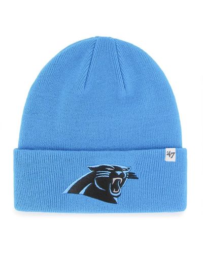 '47 Carolina Panthers Primary Basic Cuffed Knit Hat - Blue
