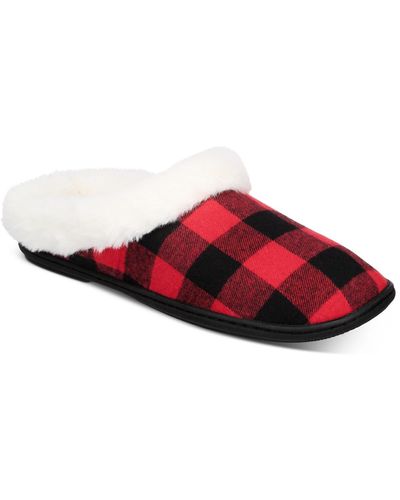 Charter Club Faux-fur-trim Hoodback Boxed Slippers - Multicolor