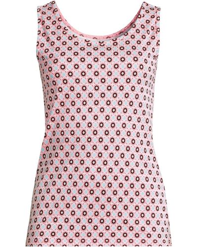 Lands' End Cotton Tank Top - Red