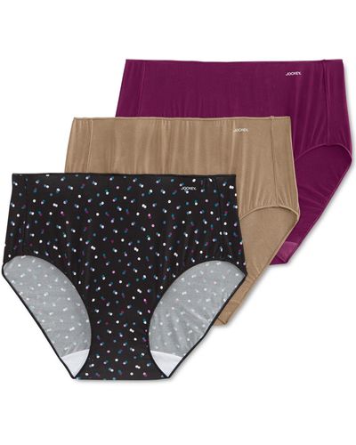 Jockey 3-pk. No Panty Line Promise Underwear 1772 - Purple