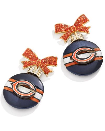 BaubleBar Chicago Bears Ornament Earrings - Orange