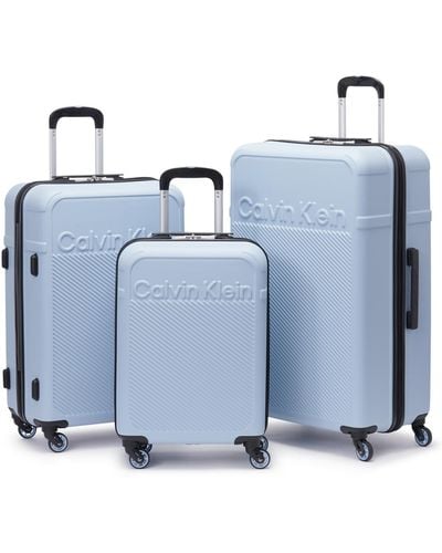 Calvin Klein Expression 3 Piece luggage Set - Blue