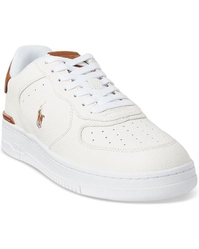 Polo Ralph Lauren Masters Court Lace-up Sneakers - White