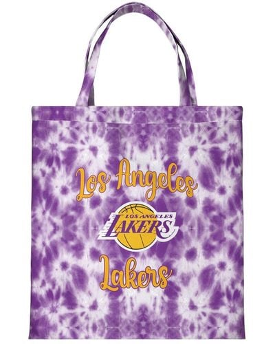 FOCO Los Angeles Lakers Script Wordmark Tote Bag - Purple