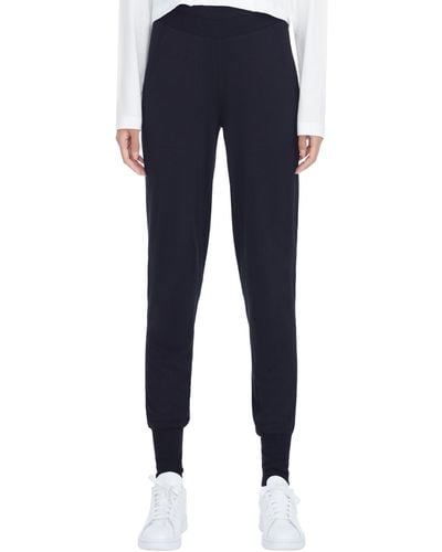 Marc New York Andrew Marc Sport Pull On Light Weight Ribbed jogger Pants - Blue