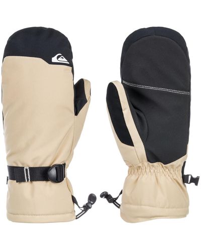 Quiksilver Snow Mission Water Resistant Mittens - Black