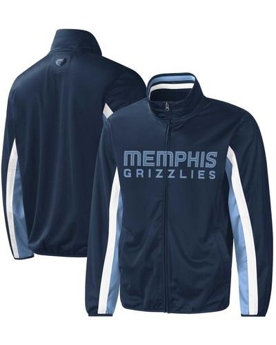 Men's G-III Sports by Carl Banks Blue St. Louis Blues Closer Transitional  Full-Zip Jacket