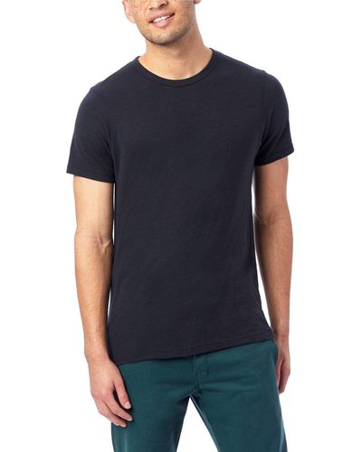 Alternative Apparel Jersey Crew T-shirt - Black