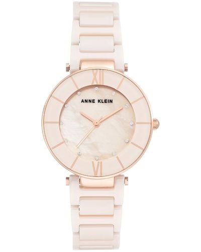 Anne Klein Genuine Mother Of Pearl Dial - White