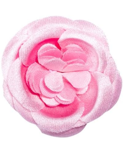 Hook + Albert Satin Lapel Flower - Pink