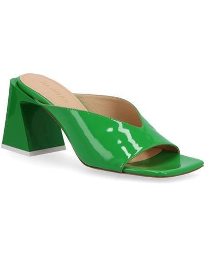 Alohas Tasha Leather Sandals - Green