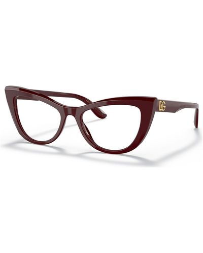 Dolce & Gabbana Dg3354 Cat Eye Eyeglasses - Multicolor
