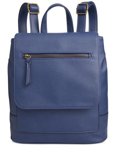 Style & Co. Hudsonn Flap Backpack - Blue