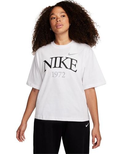 Nike Sportswear Short-sleeve Classic Logo T-shirt - White