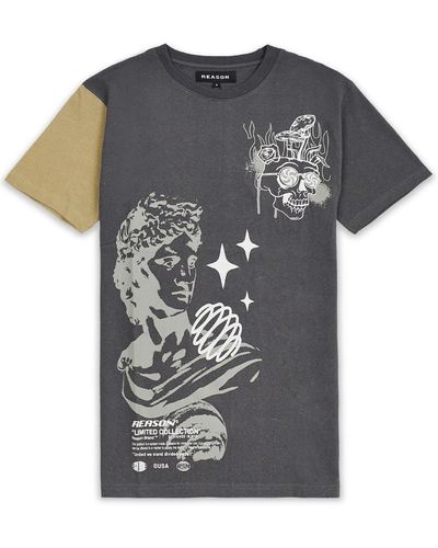 Reason Napoleon Graphic T-shirt - Gray