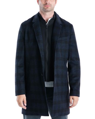 Michael Kors Pike Classic-fit Over Coats - Blue