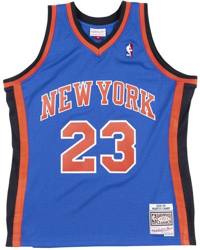 Mitchell & Ness Marcus Camby New York Knicks Hardwood Classic Swingman Jersey - Blue