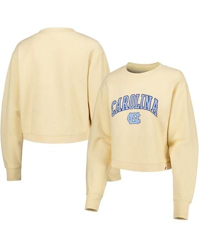 League Collegiate Wear North Carolina Tar Heels Classic Campus Corded Timber Sweatshirt - Natural