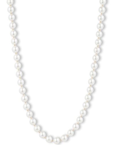 Anne Klein Blanc Imitation Pearl Collar Necklace - Multicolor