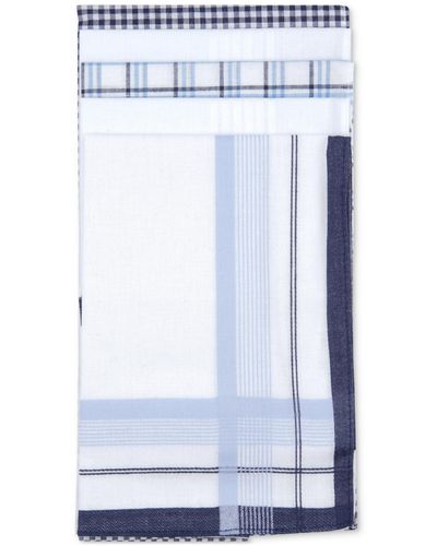 Club Room 5-pk. Combination Patterned Handkerchiefs - Blue