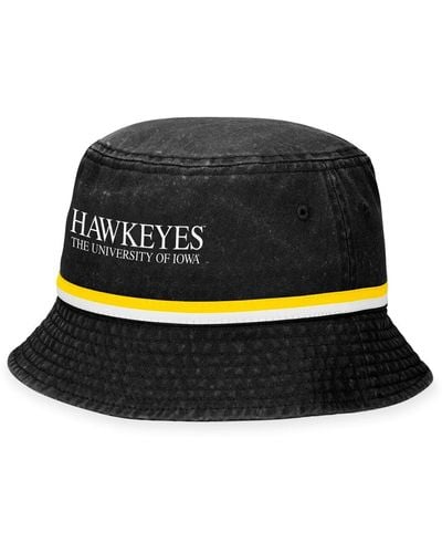 Top Of The World Iowa Hawkeyes Ace Bucket Hat - Black