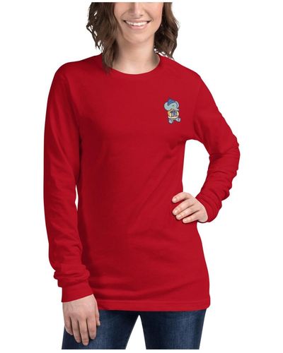 Ivory Ella Ski Lodge Long Sleeve T-shirt - Red